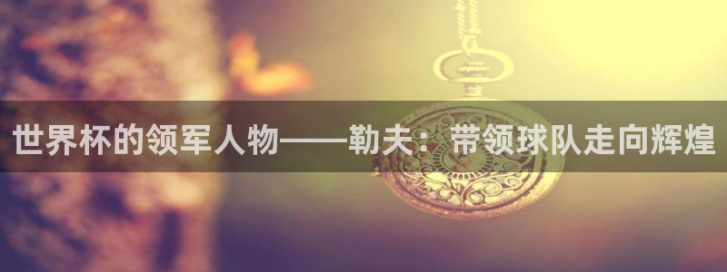 世界杯足球：世界杯的领军人物——勒夫：带领球队走向辉煌